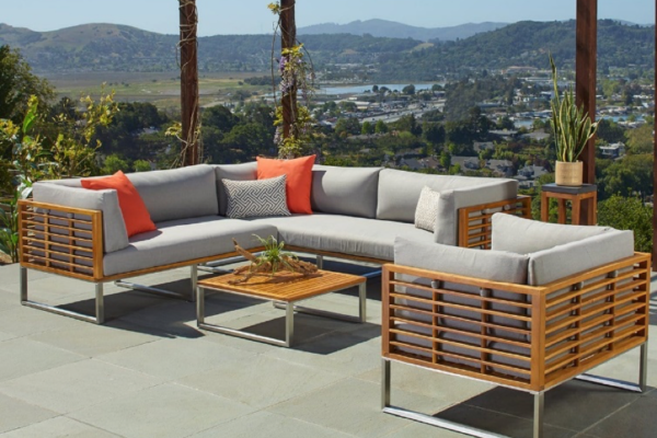 Sofa set: Stainless steel